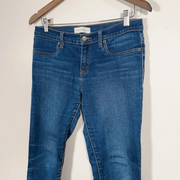HENRY &  BELLE | DARK WASH SUPER SKINNY ANKLE JEANS - Picture 3 of 14